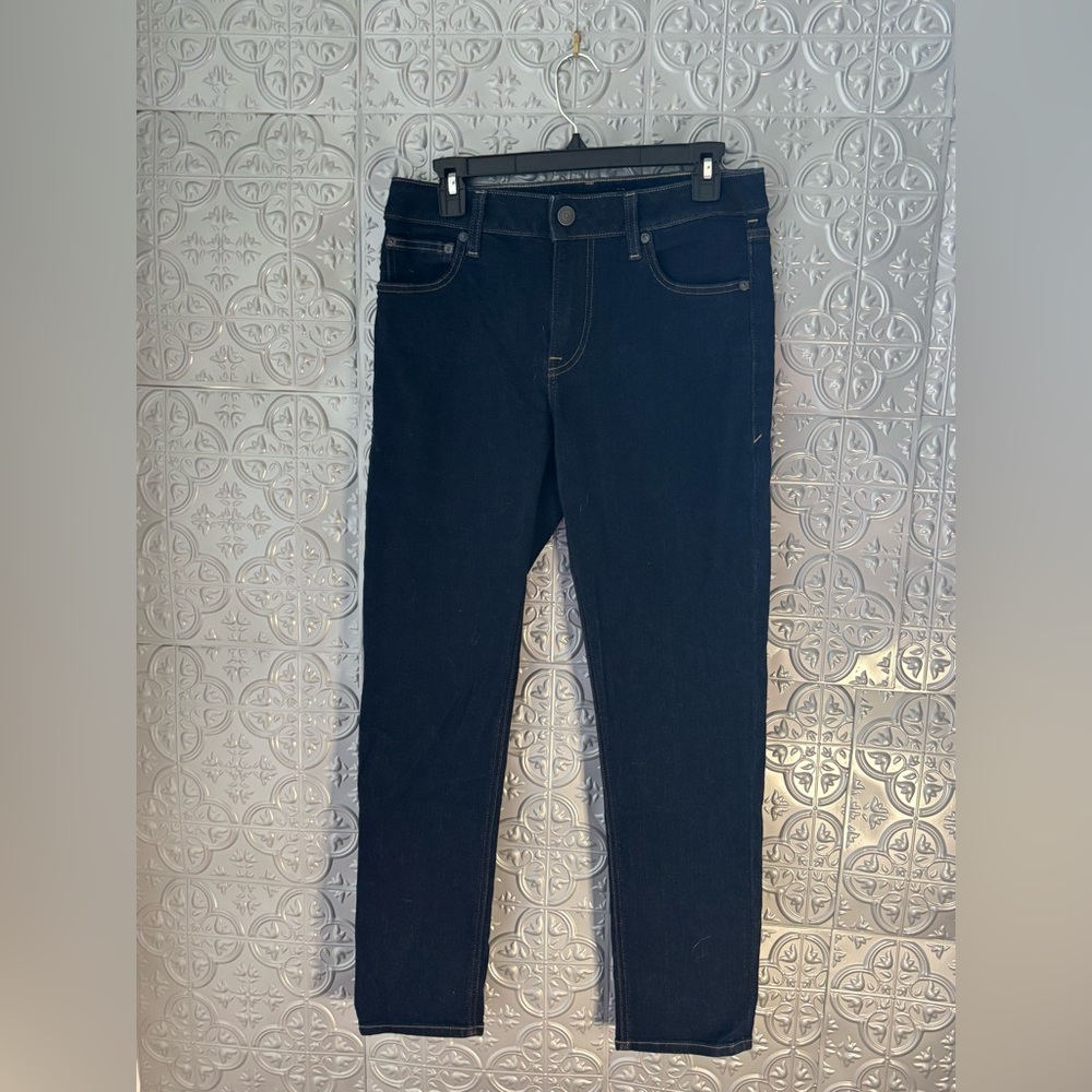 Express men's Slim Denim Jeans Dark Wash Hyper Stretch 29x30 Biker Western